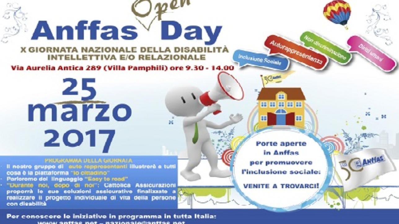 Anffas Open Day 25 Marzo 2017