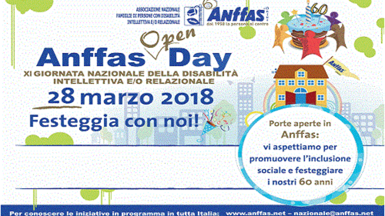Anffas Open Day 28 Marzo 2018